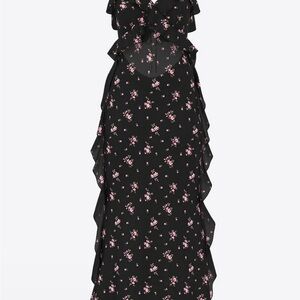 Victoria's Secret Wisteria Sheer Chiffon Long Slip Dress Maxi Dress